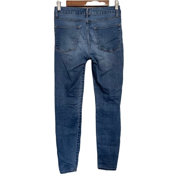 A.N.A. Women's Medium Wash Mid Rise Whiskered Jegging Skinny Jeans Size 2/26 - Picture 9 of 9